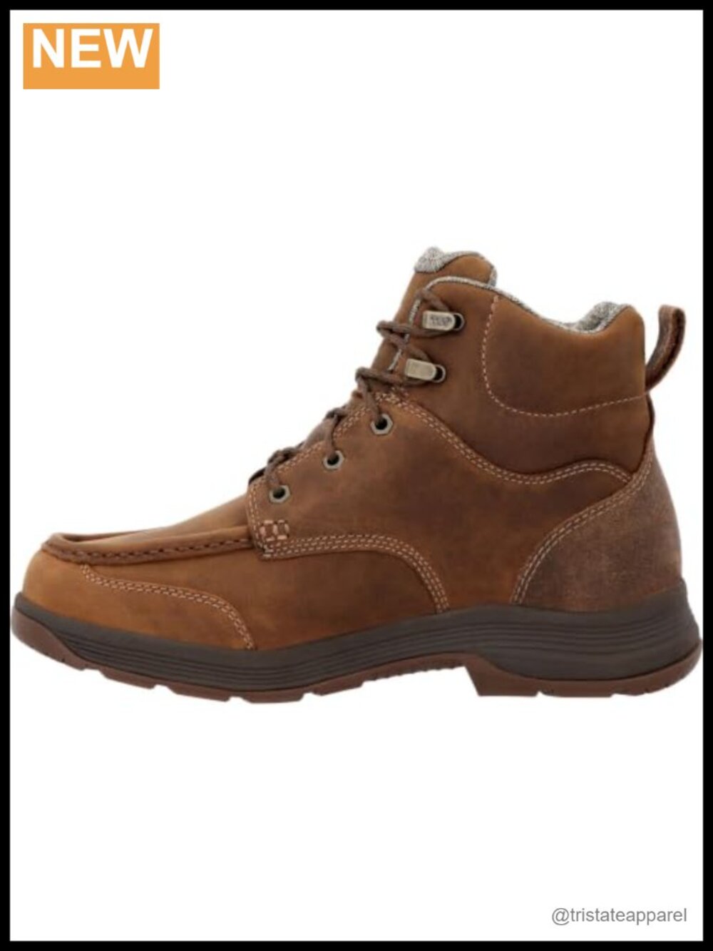 Waterproof Leather Moc-Toe Work Boot EH Safety ASTM F2892
